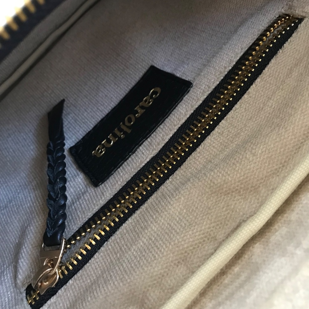 CAROLINA Ramona Leather Crossbody Bag Black - Picture 11 of 16